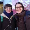 MOVE researchers Emilia Kmiotek-Meier (UL) and Alice Altissimo (UH) in Essen